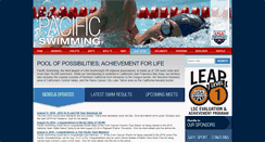 Desktop Screenshot of pacswim.org